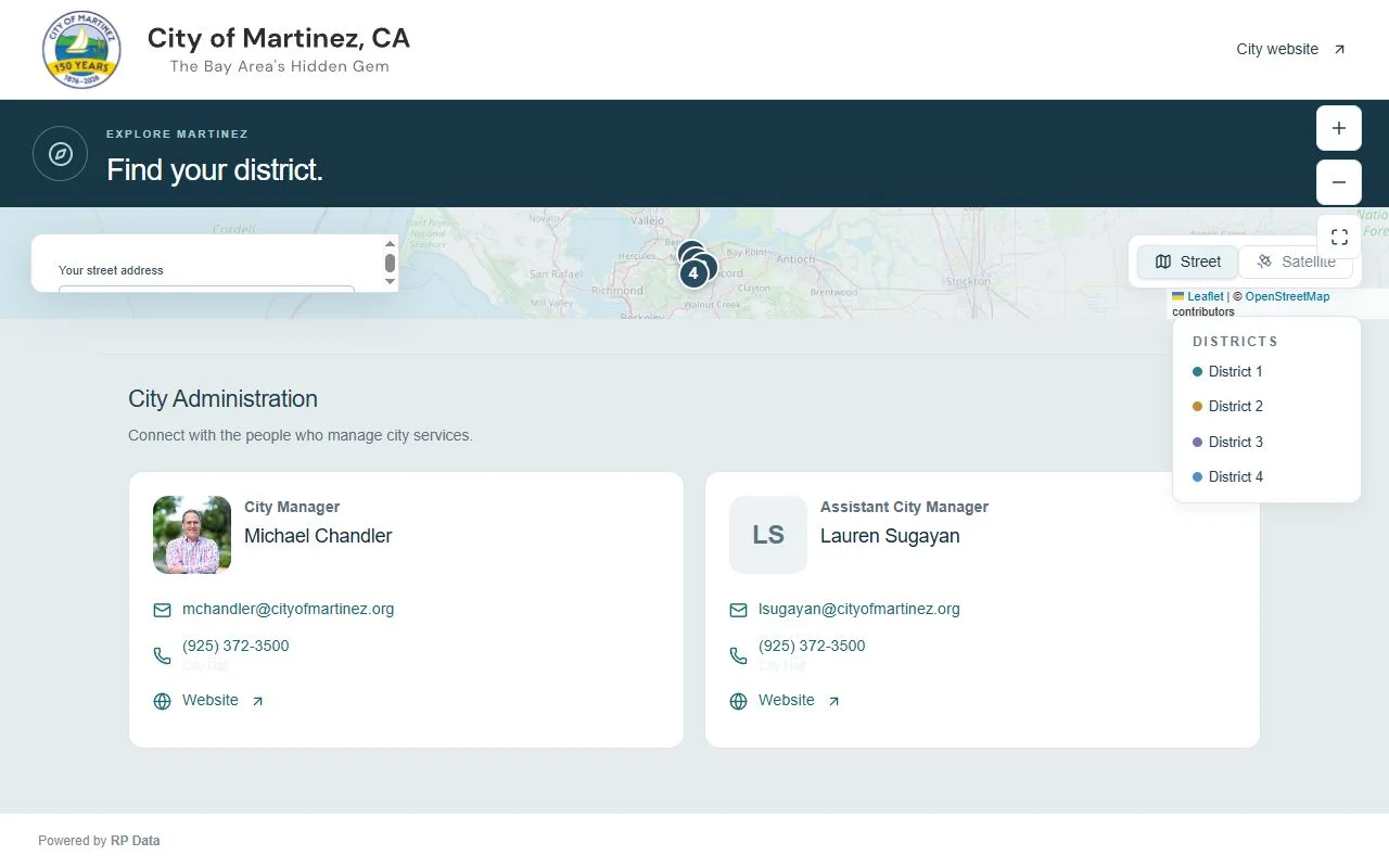Martinez example of the Explorer lookup layout